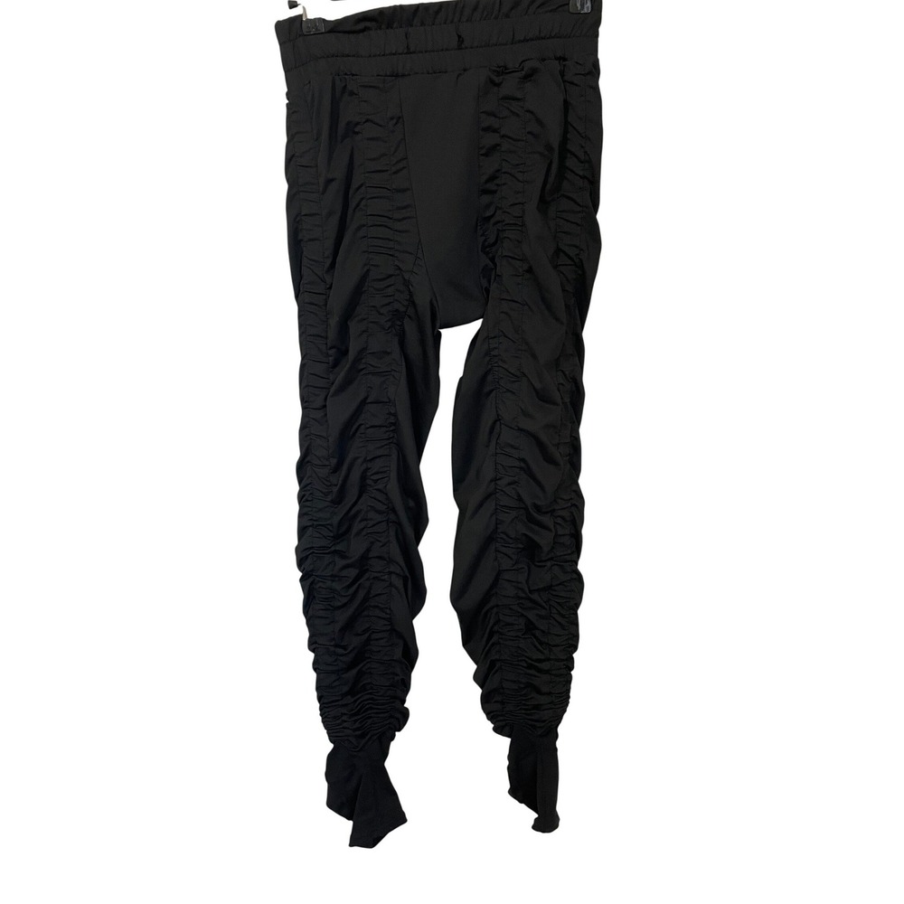 Agogie +20 Wearable Resistance Training Pants Black Ruched Leggings Womens L